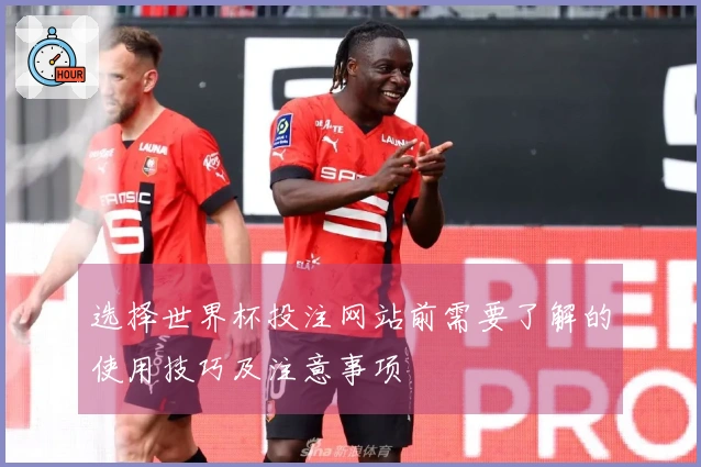 选择世界杯投注网站前需要了解的使用技巧及注意事项
